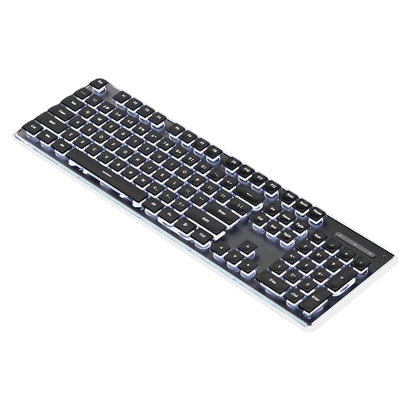 Gaming Keyboards Mechanical Silents USB Connection 104Key RGBs Illuminated Waterproof For Laptop