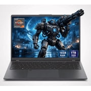 Gaming Laptop 15.6 FHD , AMD Ryzen 7 5825U, 16GB RAM, 1TB SSD, Windows 11PRO, Graphite, Backlit KB, Gray
