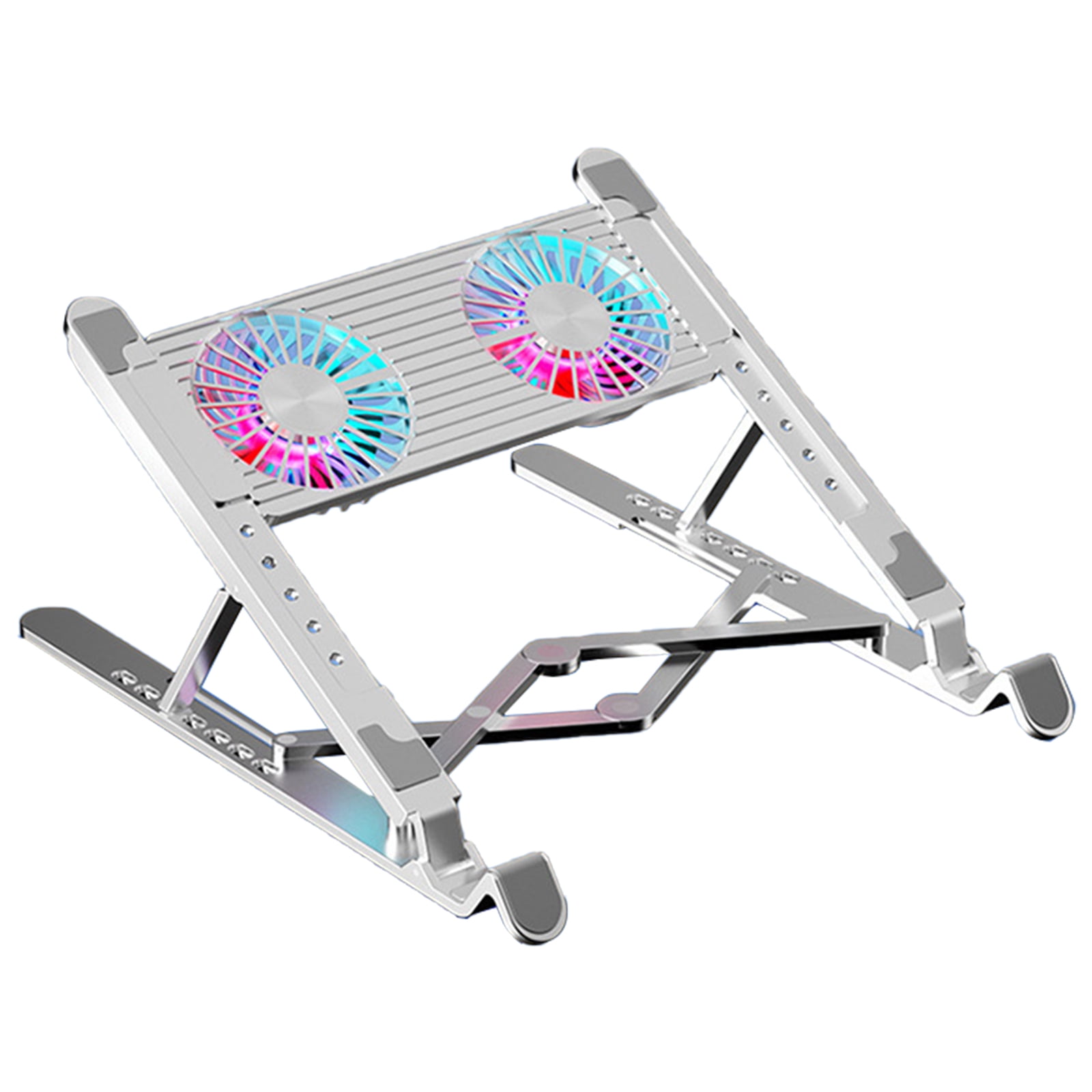 Gaming Laptop Coolers Laptop Fan Cooling Stand Quiet Cooling Fans for Laptop Height Stand LED Light Laptop Cooling Pad