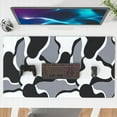 thumbnail image 1 of Gaming Laptop Mouse Pad 31.5 x 15.7in, Extended XL Mousepad with Anti-Slip Base,Waterproof Leather Computer Desk Mat, Black White Big Large Keyboard Pad for Home and Office, 1 of 5