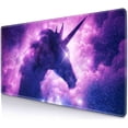 thumbnail image 1 of Gaming Large Mouse Pad for Desk 35.4\u201c x 15.7 ", Big Size Purple Unicorn Nebula Mouse Pads, Long Non-Slip Rubber Base Computer Mousepad for Full Desk Mat, 1 of 6