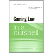 Pre-Owned Gaming Law in a Nutshell (Paperback) 0314278362 9780314278364
