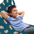 thumbnail image 1 of Gaming Lounger Chair Bag, Retro Video Games Consoles Repetitive Pattern, High Capacity Storage with Handle Container, Lounger Size, Petrol Blue Multiclor, by Ambesonne, 1 of 5
