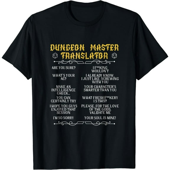 Gaming-Master,board game, role player, dungeon T-Shirt