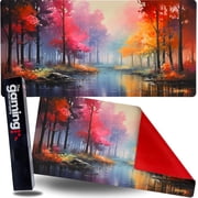 The Gaming Mat Company Single Player MTG Playmat & Gaming Mouse Pad - 28" x 14" Pastel Landscape Gaming Mousepad Compatible with MTG Cards Gaming Mouse Mat Large Mouse Pad