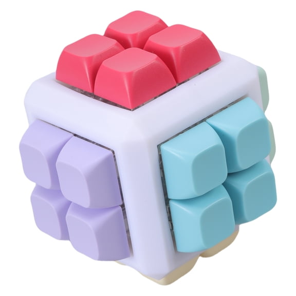 Gaming Mechanical Keyboard Switches Tester 24-key Hexahedron Without Light Design Stress Relief Toy Gift for Gamers