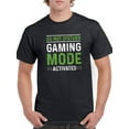 thumbnail image 1 of Gaming Mode Activated T-Shirt Men -Smartprints Designs, Male 4X-Large, 1 of 4