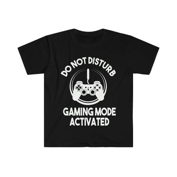 Gaming Mode Activated Unisex T-shirt S-3XL Gamers Video Games Fan