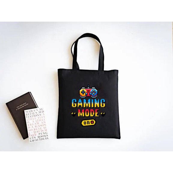 Gaming Mode On Tote Bag with Funny Nerdy Gamer Style, a gift just for you