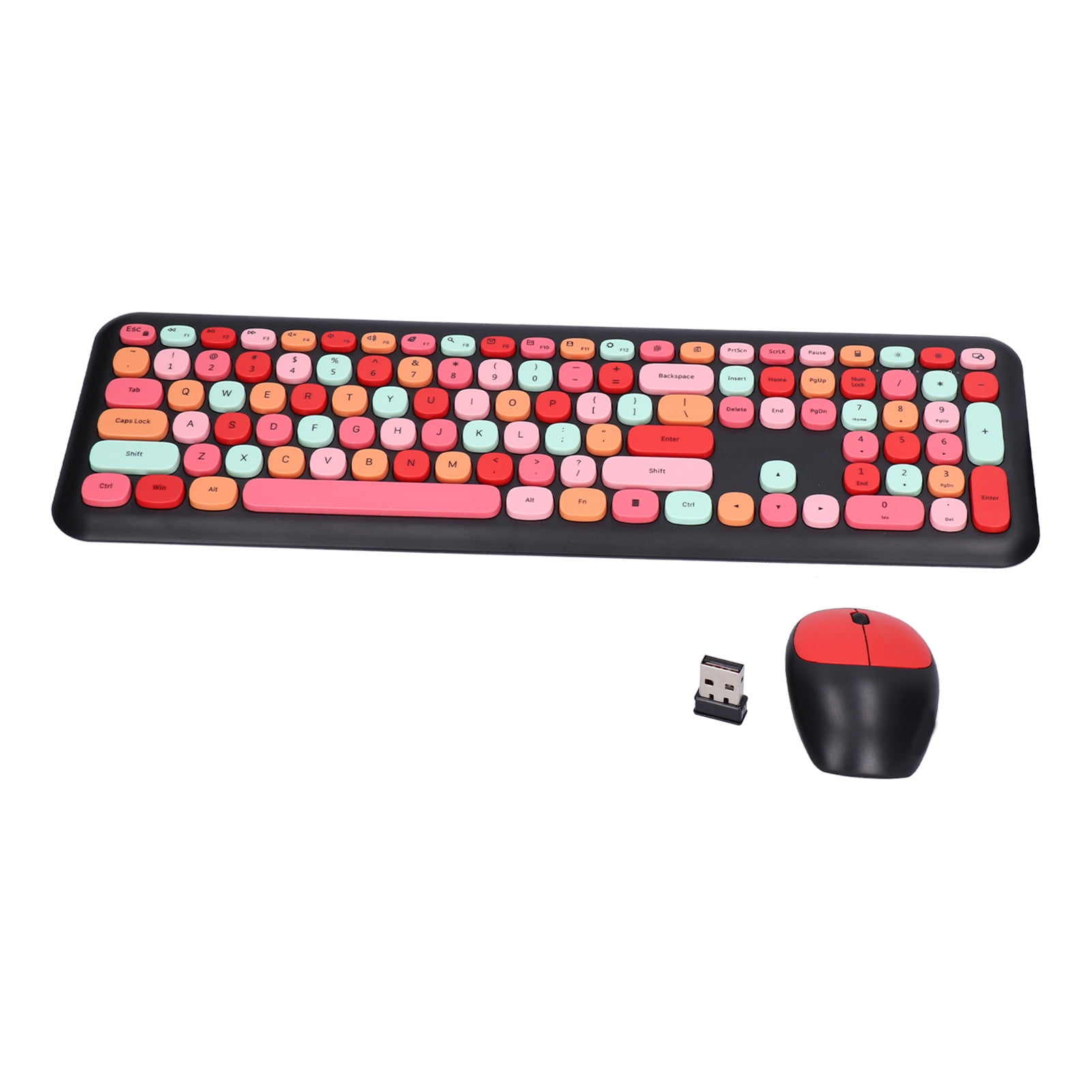 Gaming Mouse And Keyboard, Numeric Wireless Mouse And Keyboard Multi Color For Computer For PC