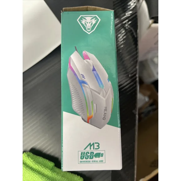Gaming Mouse Milang M3 Limit Blade ,Luminous E-Sports Game Series ,Rainbow.New