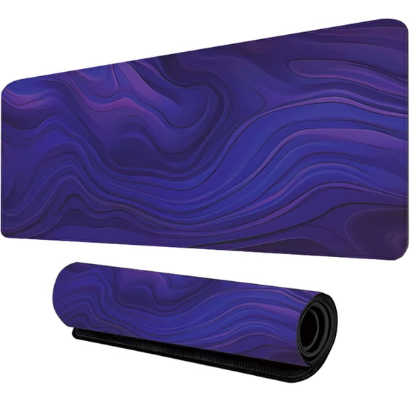 Gaming Mouse Pad 35.4 x 15.7 Inch Large Desk Mat, Non-Slip Rubber Mouse Pad with Stitched Edges, Extended Mouse Pad for Keyboard and Mouse