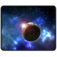 thumbnail image 1 of Gaming Mouse Pad, Anti Slip Planet Mouse Mat for Desktop, Computer, PC and Laptops, Customized Star Mouse Pad for Office and Home, Stitched Edge, Waterproof, Rectangle 10.2 x 8.3 Inch, Blue, 1 of 14