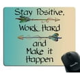 thumbnail image 1 of Gaming Mouse Pad Custom,Stay Positive Work Hard and Make It Happen Motivational Sign Inspirational Quote Mousepad Motivational Quotes for Work, 1 of 9