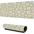 thumbnail image 1 of Gaming Mouse Pad,Cute Daisy Flowers Mouse Pad Non-Slip Rubber Base Desk Mat, Large Extended Mousepad Protector for Home Office 31.5 x 15.7 in, 1 of 6