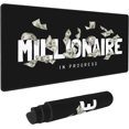 thumbnail image 1 of Gaming Mouse Pad,Desk Mat Extended Large Millionaire Slogan with Flying Banknote Mouse Pad Non-Slip Base for Computer,Office,Keyboard and Laptop 31.5×15.7×0.12, 1 of 6