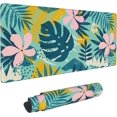 thumbnail image 1 of Gaming Mouse Pad,Desk Mat Extended Large Tropical Flowers and Palm Leaves Mouse Pad Mat with Non-Slip Base Stitched Edges Mousepad for Computer,Office,Keyboard and Laptop 31.5''''×15.7''''×0.12'''', 1 of 6