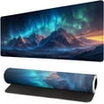 thumbnail image 1 of Gaming Mouse Pad Desk Pad,Extended Big Mouse Pad,31.5x11.8 Inch Long Computer Keyboard Mouse Mat Mousepad with 3mm Non-Slip Base and Stitched Edge for Gaming and Office\u2026 (Aurora), 1 of 6