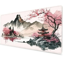 Gaming Mouse Pad, EEEkit Large Mousepad Rubber Base Desk Mat with Stitched Edges, 31.5x11.8in
