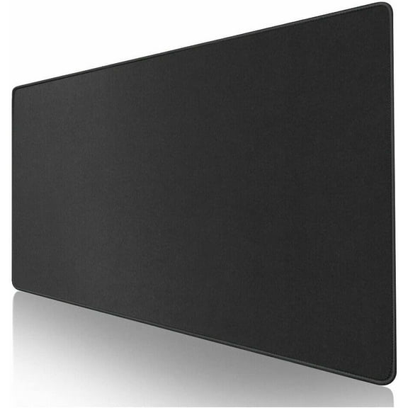 Gaming Mouse Pad Extended Mouse Mat (40x80cm,3mm),Nonslip Base Thick Comfy, Waterproof and Foldable Mat for Desktop Computer Laptop Keyboard Consoles, Black