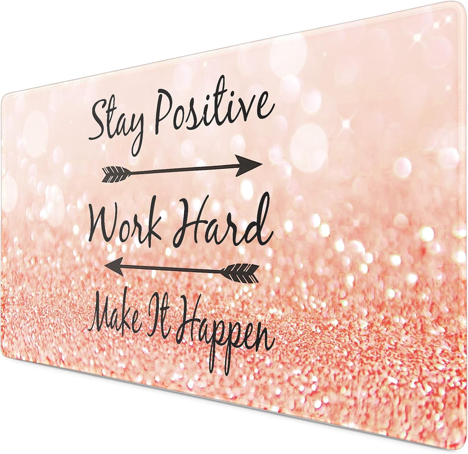 Gaming Mouse Pad, Extended Mouse Pad 31.5x15.7inch XXL Large Big Computer Keyboard Mouse Mat Desk Pad with Non-Slip Base and Stitched Edge for Home Office Gaming Work