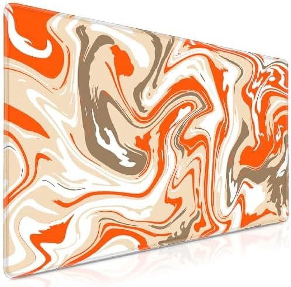 Gaming Mouse Pad, Fluid Pattern Mouse Pad 31.5x11.8inch Large Extended Computer Mouse Mat Keyboard Full Desk Mousepad for Gaming, Office, Home