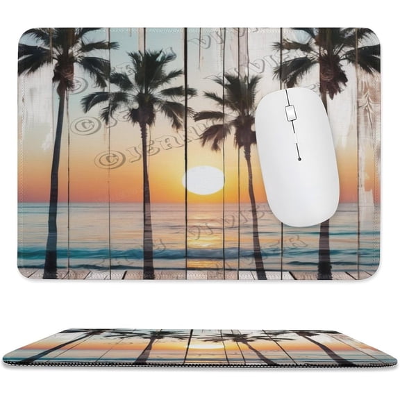 Gaming Mouse Pad, Funny Palm Flower Rectangle Mouse Pad, Stitched Edge,Funny Office Presents, Size 8"x10"