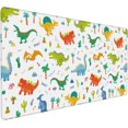 thumbnail image 1 of Gaming Mouse Pad Large Desk Mat,Desk Pad Extended Keyboard Pad,Anti-Slip Rubber Base Mouse Pad for Women Girls Work,Game,Office,Home 35.4"X15.7",Cute Cartoon Dinosaurs, 1 of 6