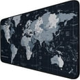 thumbnail image 1 of Gaming Mouse Pad, Large Mouse Pad, Extended Mouse Pad, Desk Mouse Pad, Non-Slip Spill-Resistant Mousepad with Special-Textured Surface, Anti-Fray Stitched Edges for Esports Pros Gamer Office - Map, 1 of 6
