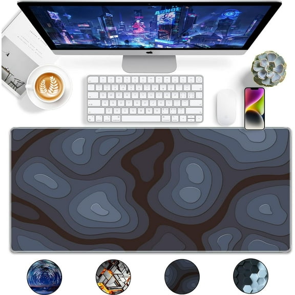 Gaming Mouse Pad, Large Mouse Pad for Desk, 35.4 x 15.74 Inch XXXL Large Mouse Pads, Desk Mat, Big Desk Pad for Work,Game,Office