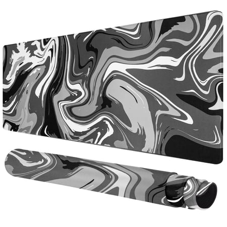 Gaming Mouse Pad - Large Mouse Pad with Non-Slip Base Stitched Edges, Desk Mat for Gamer, Office & Home
