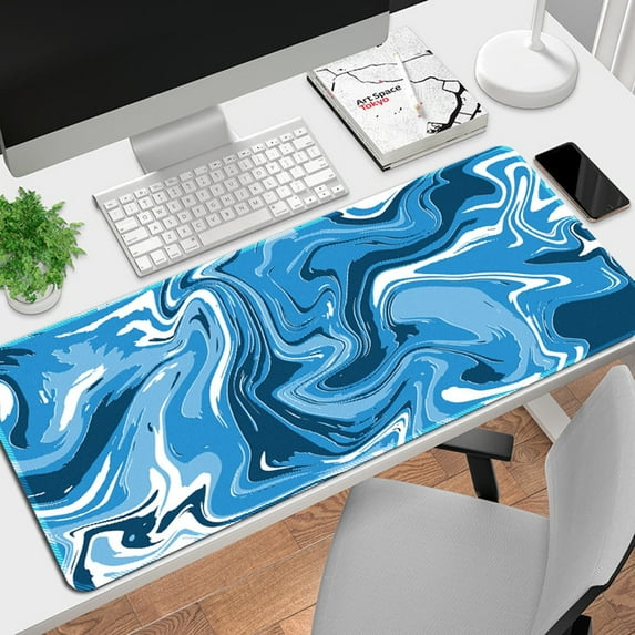 Gaming Mouse Pad - Large Mouse Pad with Non-Slip Base Stitched Edges, Desk Mat for Gamer, Office & Home