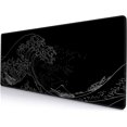thumbnail image 1 of Gaming Mouse Pad, Large Mouse Pads for Desk, Non-Slip Rubber Base Mousepad, Keyboard Mouse Mat, Desk Pad with Stitched Edges, 31.5, 1 of 6