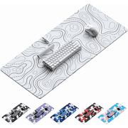 Gaming Mouse Pad Large Red XXL Mouse Pad for Gaming - Desk Mat for Keyboard - Thick Artisan Mousepad for Desk -A