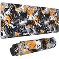 thumbnail image 1 of Gaming Mouse Pad Large, XL Mousepad Design with Abstract Texture, Stitched Extended Desk Pad for Keyboard and Mouse, Stitched Big Long Computer Loptop Pads Gifts for Women, (Colorful, 31.5 * 11.8 in), 1 of 6