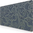 thumbnail image 1 of Gaming Mouse Pad, Topographic Contour Mouse Pad 31.5x15.7inch Large Extended Computer Mouse Mat Keyboard Full Desk Mousepad for Gaming, Office, Home, 1 of 6