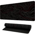 thumbnail image 1 of Gaming Mouse Pad, Topographic Map Mousepad, Waterproof Desk Pad Mat, Non-Slip Keyboard Pad, XL Mouse Pad for Desk, Large Mouse Pad for Laptop, Mouse Pad for Home and Office 35.4'''' x 15.7'''', 1 of 6