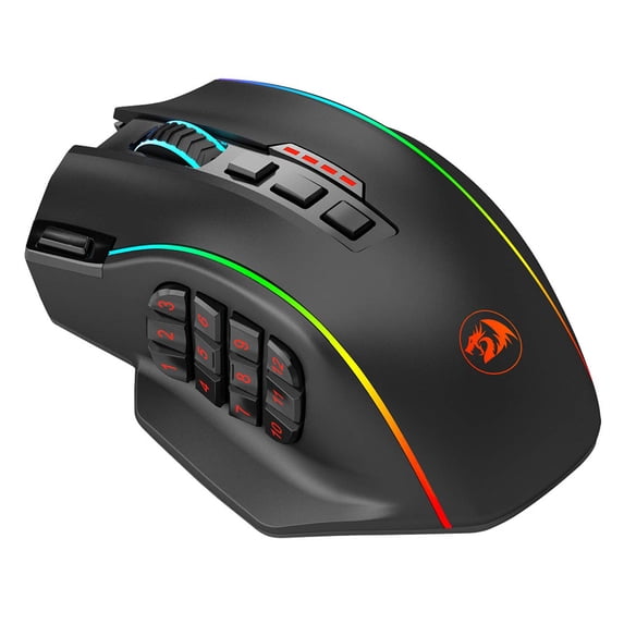 Gaming Mouse Redragon M901P-KS - 2.4G Wireless dual mode RGB Backlit ...