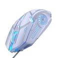 thumbnail image 1 of Gaming Mouse Wired Mouse 6D RGB Gaming Mouse Adjustable Wired Optical LED Computer Mice USB Cable Silent Mouse White, 1 of 9
