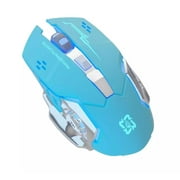Gaming Mouse Wireless,Ergonomic Gamer Laptop PC USB Optical Computer Mouse with RGB Backlit,4 Adjustable DPI Up to 3200,6 Programmable Butto