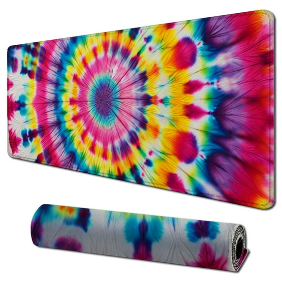 Gaming Mousepad Abstract Art Colorful Mouse Pad Mouse Mat for Computer Desk Laptop Office Non-Slip Rubber