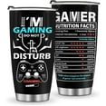 thumbnail image 1 of Gaming Mug Tumbler Boys Gifts - Teens Men Gamer Gamepad Presents Game Controller Travel Coffee Cup for Boyfriend Son Dad Husband Birthday Halloween Christmas 20oz Stainless Steel, 1 of 6