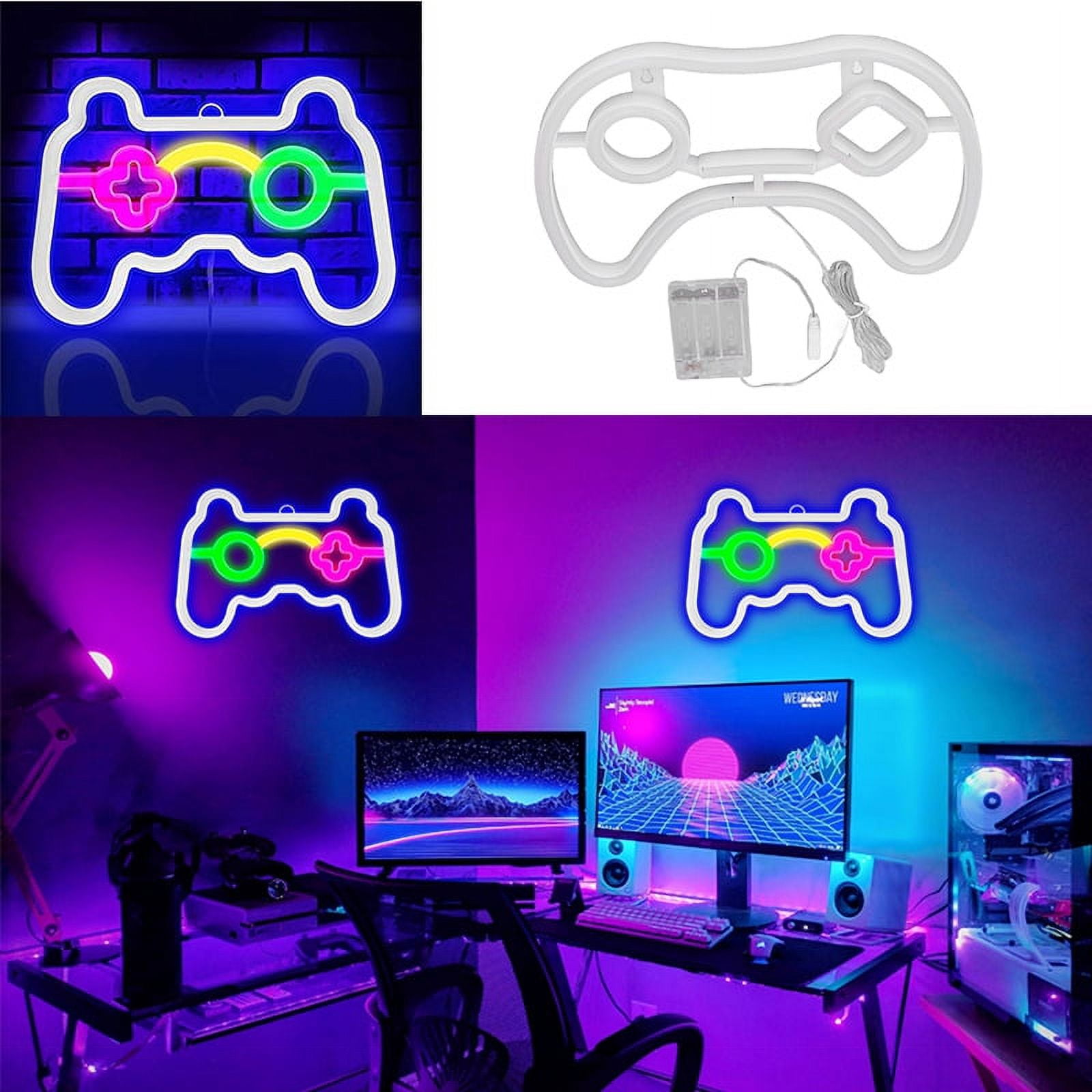 Gaming Neon Sign,Video Game Neon Sign Light, Teen Boys Room Decor ...
