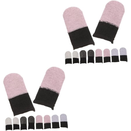 Gaming Non-slip Finger Cots Thumb Protector 10 Pairs Touchscreens Finger Cover Finger Sleeve for Gaming Thimble Finger Cover Gaming Finger Sleeve Finger Covers Gaming Thumb Sleeve
