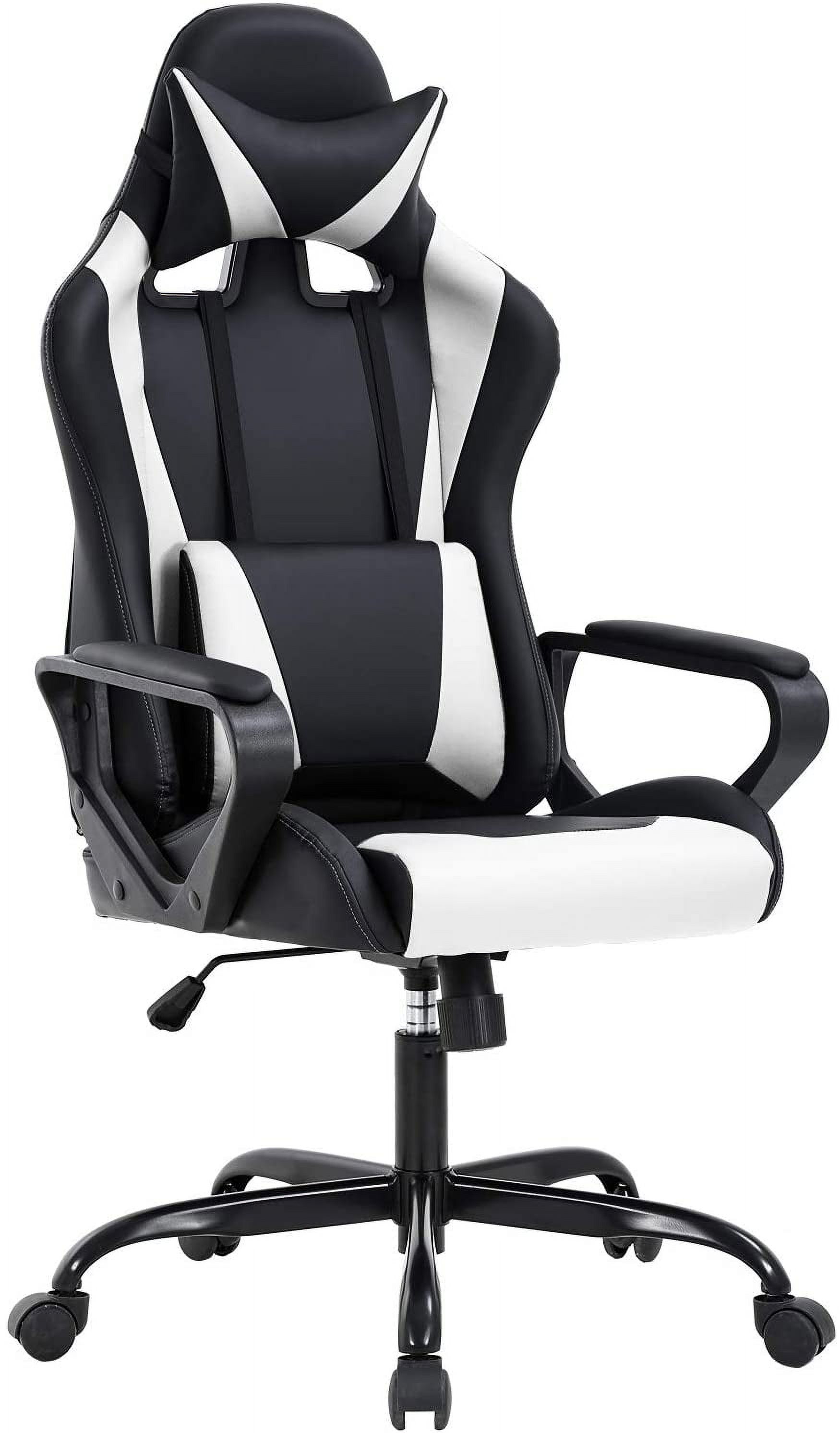 Vineego Highback Recliner Gaming Chair Swivel Office Chair PU Leather
