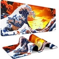 thumbnail image 1 of Gaming Office Mouse Pad Large Table Pads PC Keyboard Waterproof and Non-Slip 31.5 x 11.8inches 3mm Thick XL,XXL Rubber Table Mat Sunset at Sea Wave Mouse Pads, 1 of 6