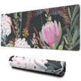 thumbnail image 1 of Gaming and Office Work Made Comfortable - Wildflower Design Gaming Mouse Pad - Large 31.5 × 11.8 inch with Non-Slip Rubber Base, Waterproof and Stitched Edges, 1 of 7