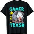 thumbnail image 1 of Gaming Opossum For Video Gamer & Opossum Lover T-Shirt, 1 of 3