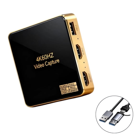 Gaming Optimized 4K 60Hz Capturing Card Featuring Passthrough for Content Creators and Streamers