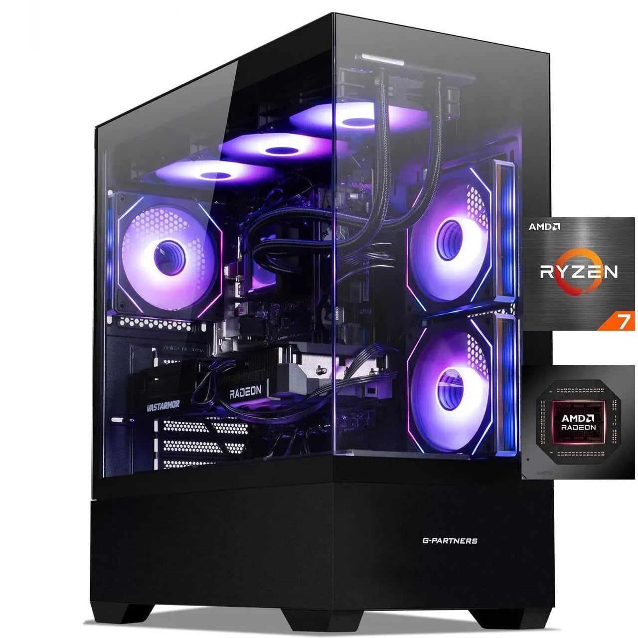 Gaming PC AMD Ryzen 7 9700X, RX 9070GRE 12GB(Beat RTX 5070), 1TB SSD ...